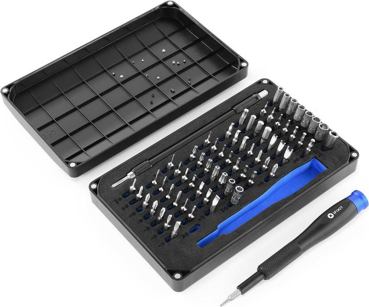 Actual product image iFixit Maco Precision Bit Set (Hexagon socket TX, Screw slot, Hexagonal, Tri-wing)