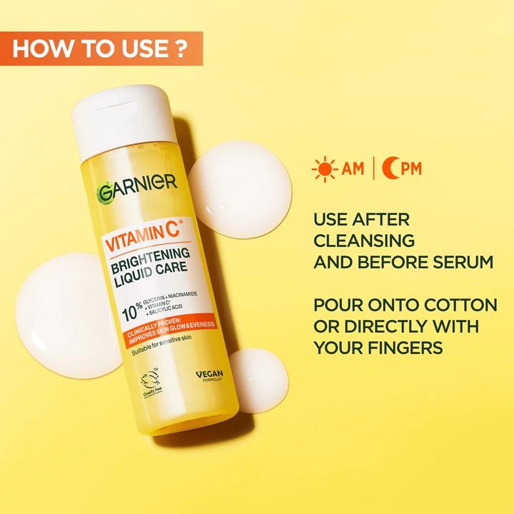 Actual product image Garnier Vitamin C Brightening Liquid Care (120 ml)