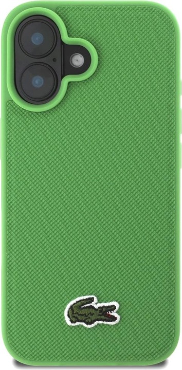 Produktbild Lacoste Etui Iconic Petit Pique Crossbody Cord MagSafe do iPhone 16 Plus zielony