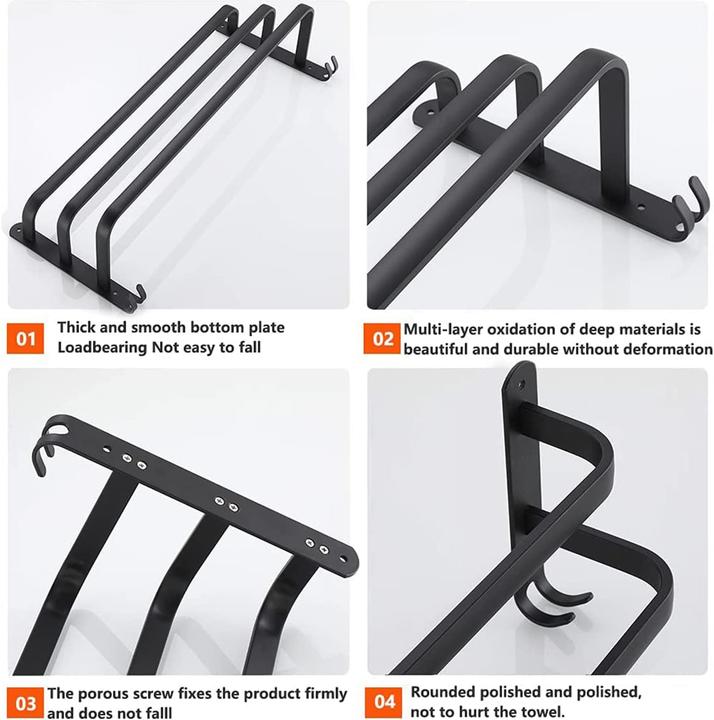 Produktbild Ruhetfam Handtuchhalter ohne Bohren