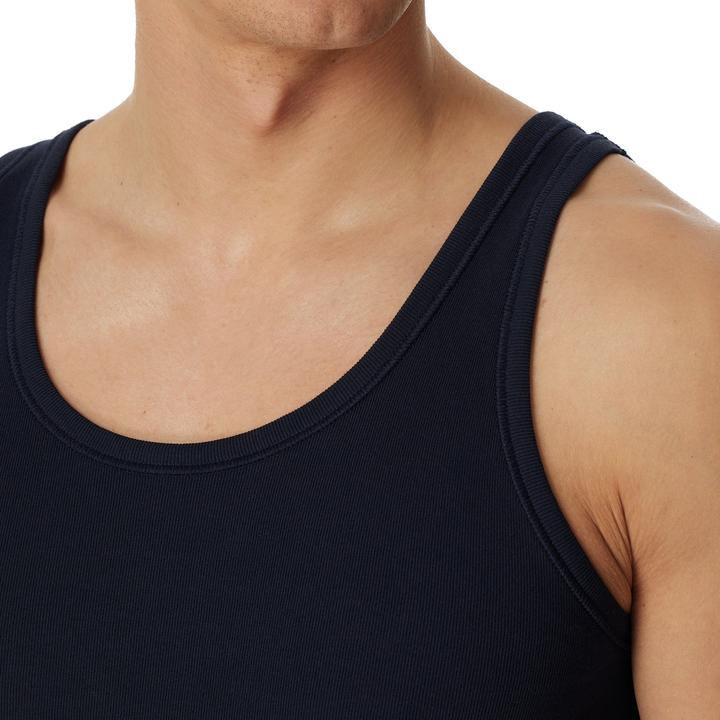 Image du produit Schiesser Lot de 2 Cotton Essentials maillots de corps à fines côtes / débardeurs (6, L)