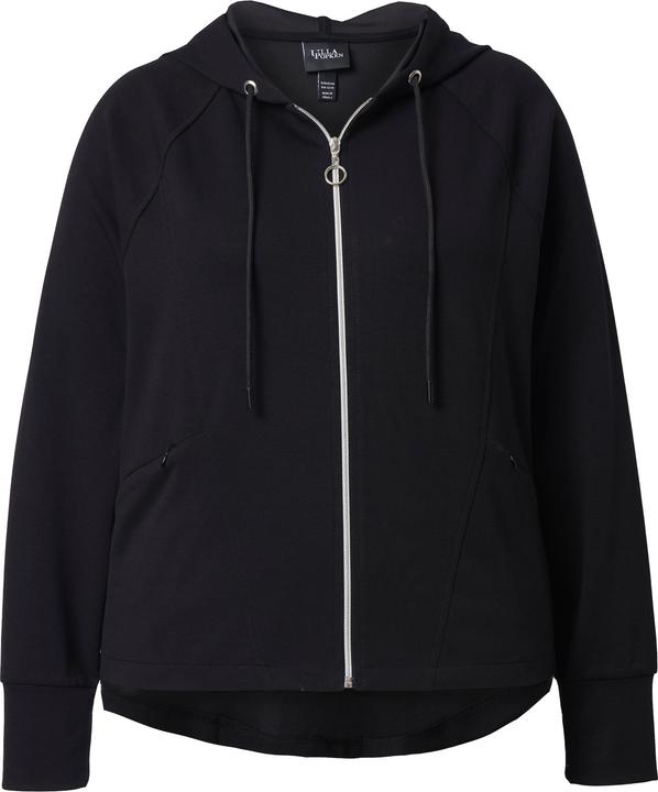 Produktbild Ulla Popken Sweatjacke, Kapuze, Zipptaschen, Raglan-Langarm (58)