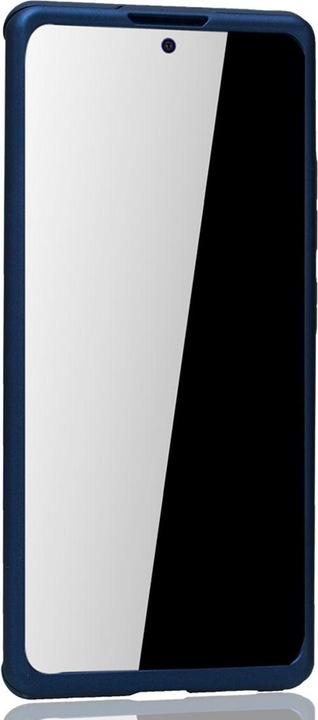 Produktbild König Design Hülle Handy Schutz für Samsung Galaxy S10 Lite 360 Case Cover Displayschutz Blau (Samsung Galaxy S10 Lite)