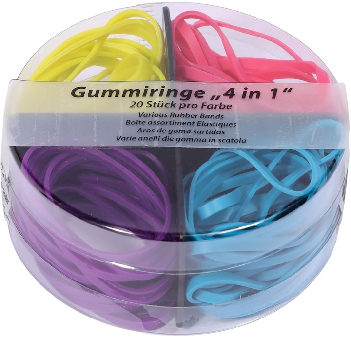 Actual product image Metzger&Mendle Rubber bands 4 in 1 (80 pcs.)