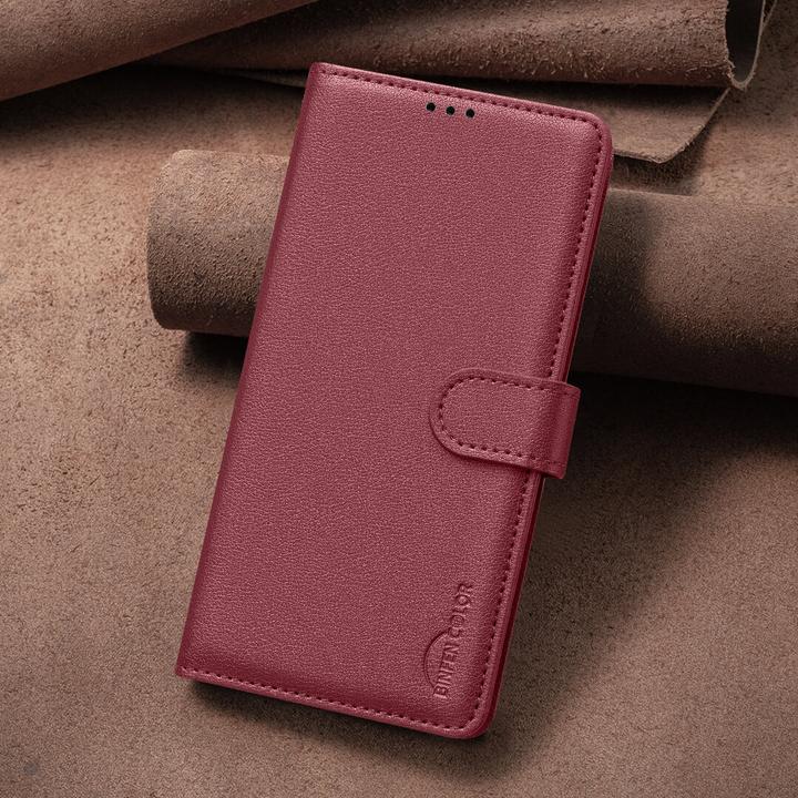 Actual product image Binfen Color Galaxy A37 - BINFEN Leder Etui Hülle mit RFID Blocker (Samsung Galaxy A37)