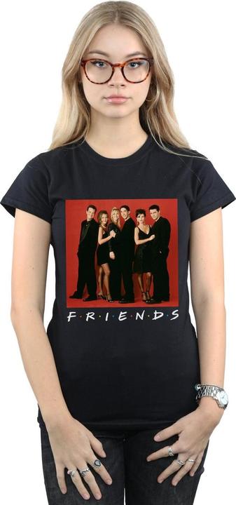 Actual product image Friends Womens/Ladies Group Photo Formal Cotton T-Shirt (XL)