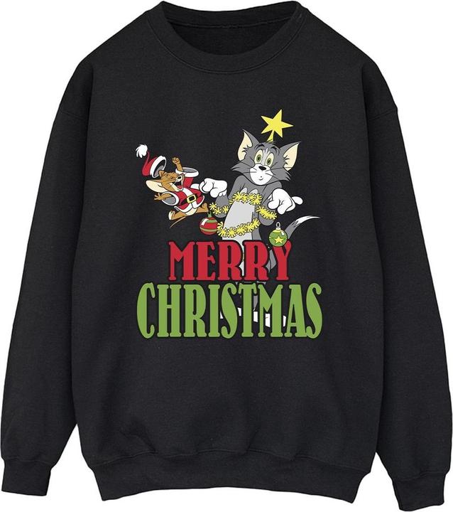 Immagine prodotto Tom & Jerry Merry Christmas Baubles Felpa Uomo (XL)