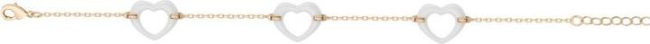 Immagine prodotto Ceranity Bracciale Placca - Ceramica Bianca - Cuore (Ottone)