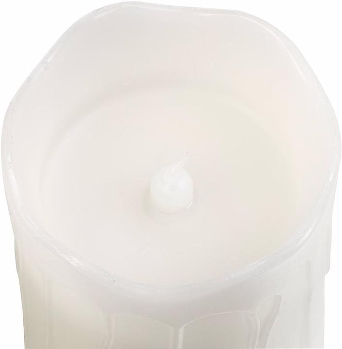 Image du produit Britesta 4 bougies en cire véritable LED vacillantes de hauteur graduelle, blanches (4 x)
