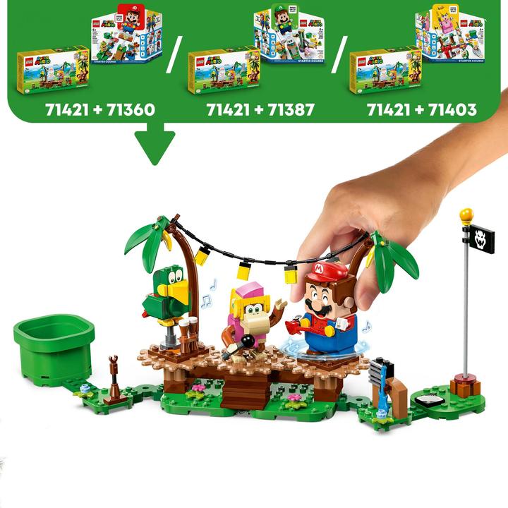 Produktbild LEGO Dixie Kongs Dschungel-Jam - Erweiterungsset (71421, LEGO Super Mario)