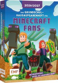 Der Schülerkalender für Minecraft-Fans 2026/2027 (1 Monat / 2 Seiten)