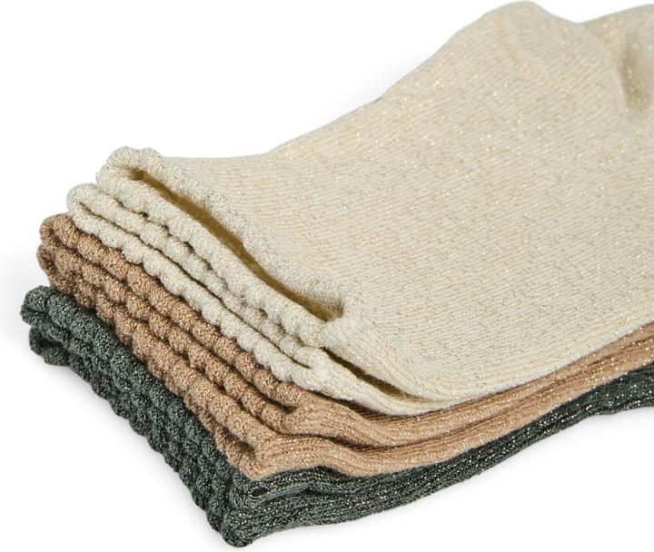 Produktbild Pieces Pcsebby Glitter Long 3-Pack Socks Noos (3er Pack, One Size)