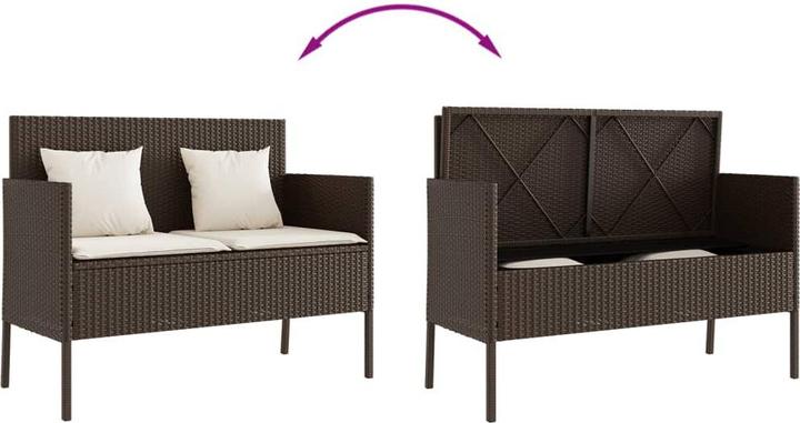 Image du produit vidaXL Ensemble salon de jardin 10 pièces avec coussins