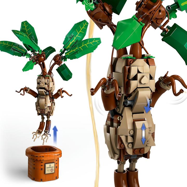 Actual product image LEGO 76433 Magic potion plant: Mandrake (76433, LEGO Harry Potter)