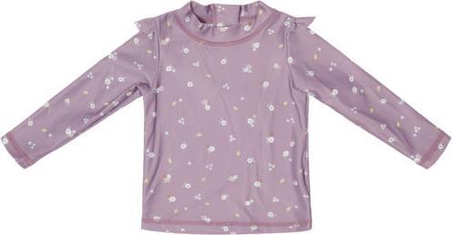 Little Dutch Swim T-shirt long sleeves ruffles Mauve Blossom - 74/80 (74)