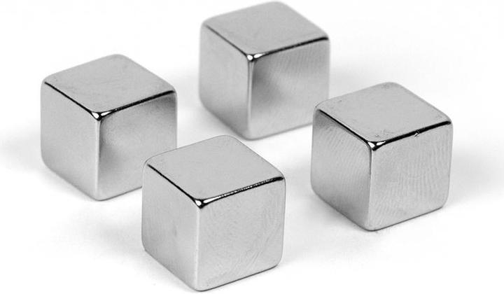 Image du produit Trendform Aimants Magic CUBE, set de 4, argent (4 x)