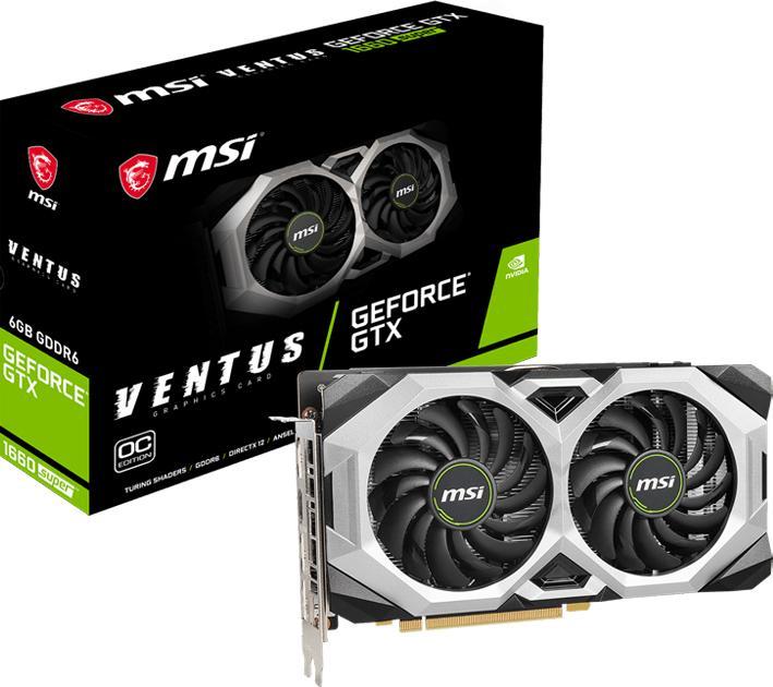 Actual product image MSI GeForce GTX 1660 SUPER VENTUS XS OC (6 GB)