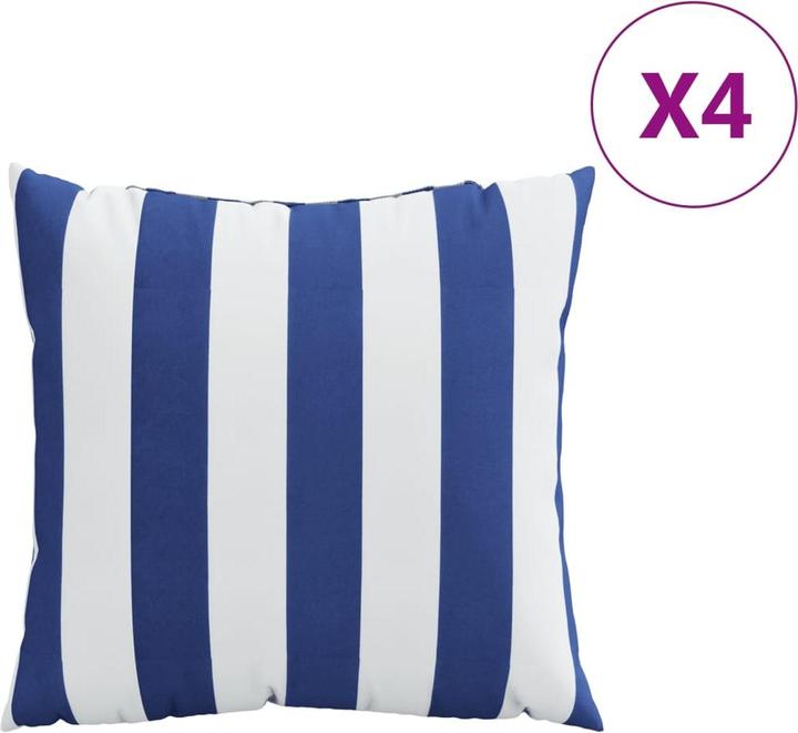 Image du produit vidaXL Ensemble salon de jardin 10 pièces avec coussins (60 x 60 cm)