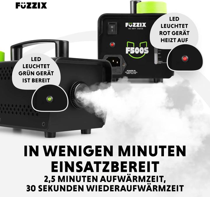 Produktbild Fuzzix Mini Nebelmaschine mit Fernbedienung