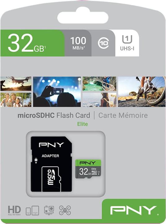 Productafbeelding PNY Elite (32 GB, microSDHC, U1, UHS-I)