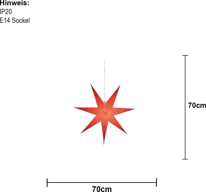 Image du produit Star Trading Étoile en papier Dot