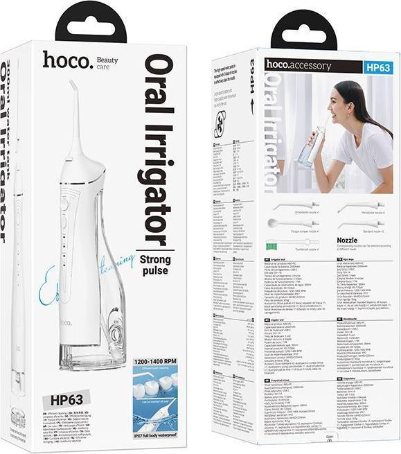 Image du produit Hoco Other Oral flushing device IPX7 300 ml HP63 white