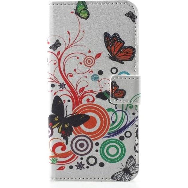 MU Style Leder Bookcover Image Series (Huawei Y5 (2018)), Smartphone Hülle, Mehrfarbig