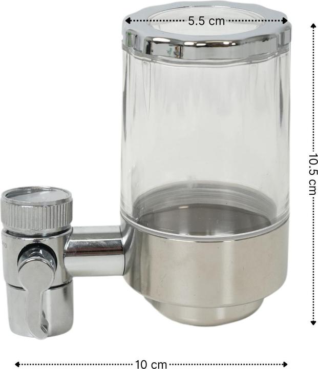 Image du produit Hermex Filtre pour robinet Purificateur d'eau du robinet Filtre à eau pour robinet de cuisine
