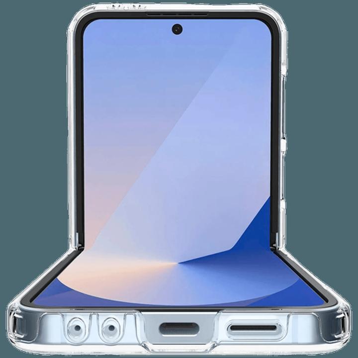 Actual product image Spigen Ultra Hybrid Pro (MagFit) Galaxy Z Flip 6 Case Clear White (Samsung Galaxy Z Flip6, Samsung Galaxy Z Flip7 FE)