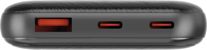 Actual product image Energizer UE10055PQ Powerbank schwarz / 10000mAh / 22,5W (20W) / 5V / 3A / 2x USB-C 1x USB-A (10000 mAh, 22.50 W, 37 Wh)