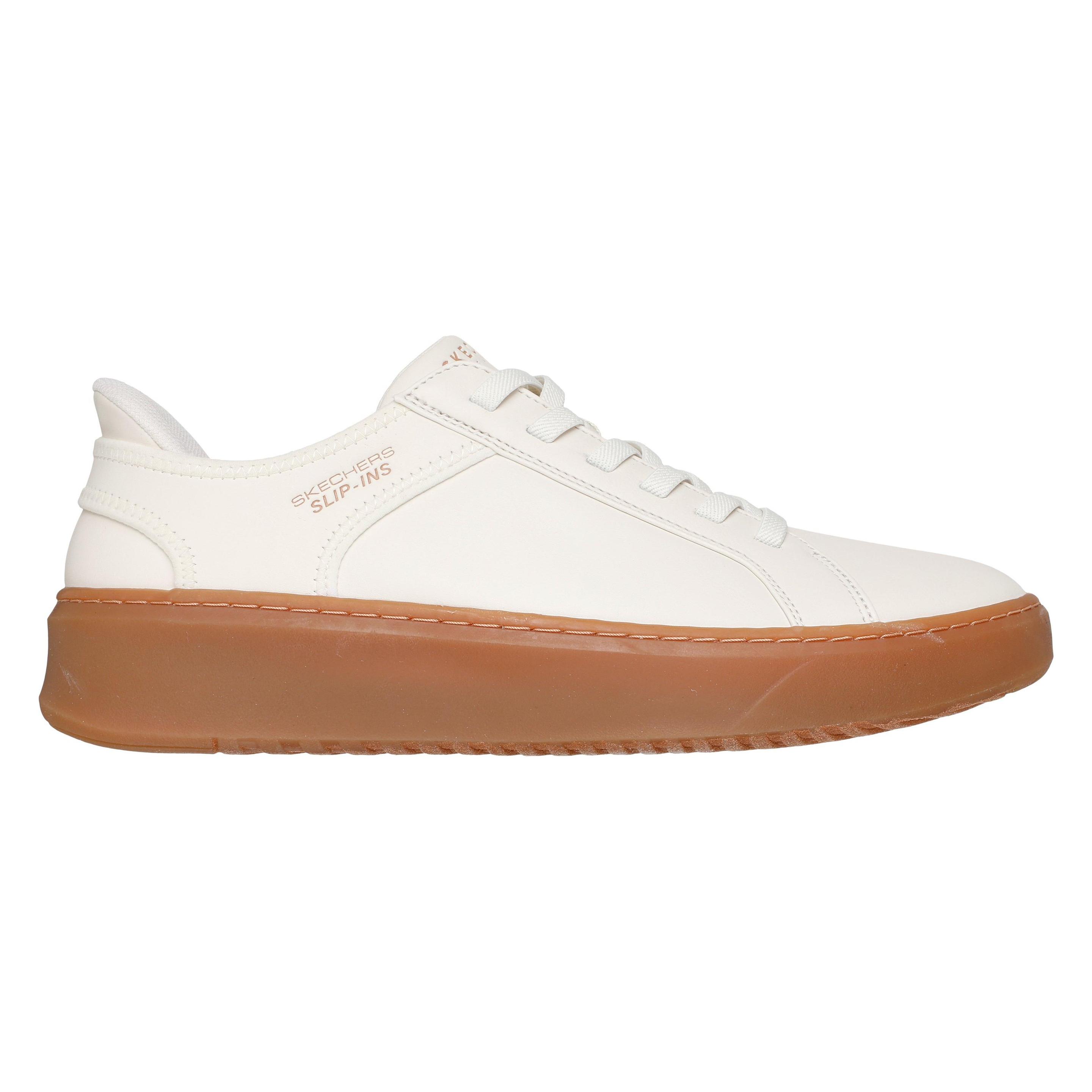 Skechers, Mannen, Sneakers, Court Break - Double Vented - Heren Sneakers - Wit, Wit, (45)