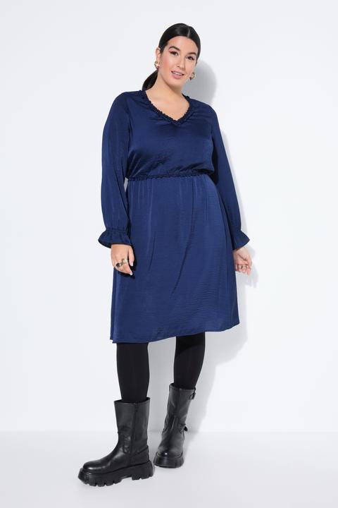 Produktbild Studio Untold Midikleid, A-Linie, Rüschen, Langarm (46, 48)