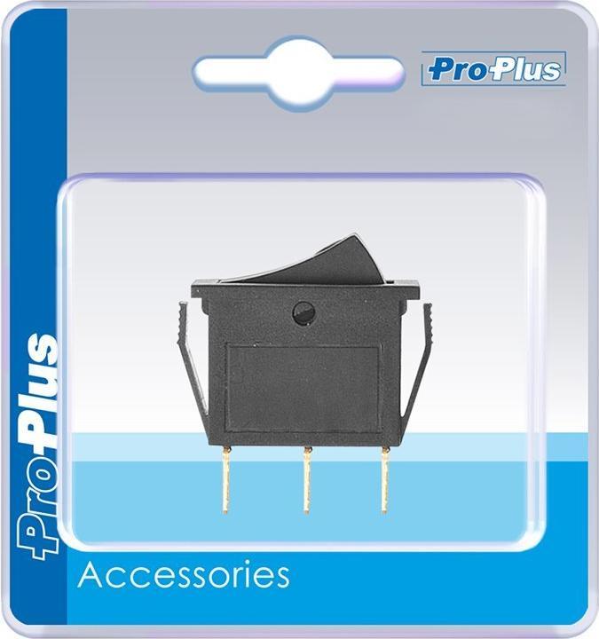 ProPlus Rocker switch LED red 12V / 24V-max. 10A in blister pack