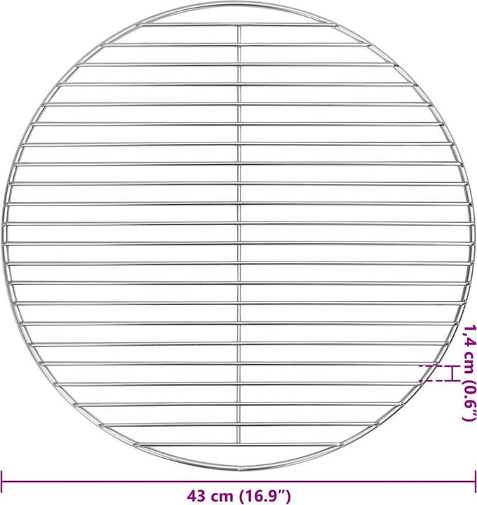 Image du produit vidaXL Grillrost