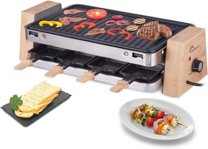 Produktbild Little Balance 8388 Raclette Wood 1500-8 Elegance Holz/Edelstahl