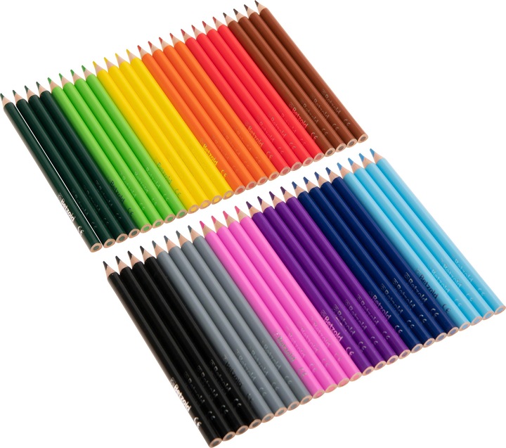 Produktbild Betzold 48 dicke Dreikantstifte, 17,5 cm lang (Mehrfarbig, 48 x)