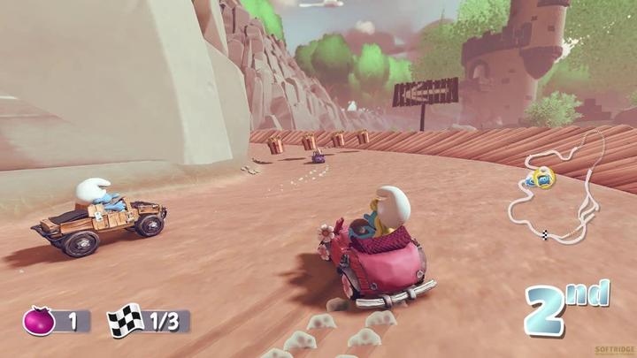 Produktbild Microids Schlümpfe Kart PS-4 (PS4)