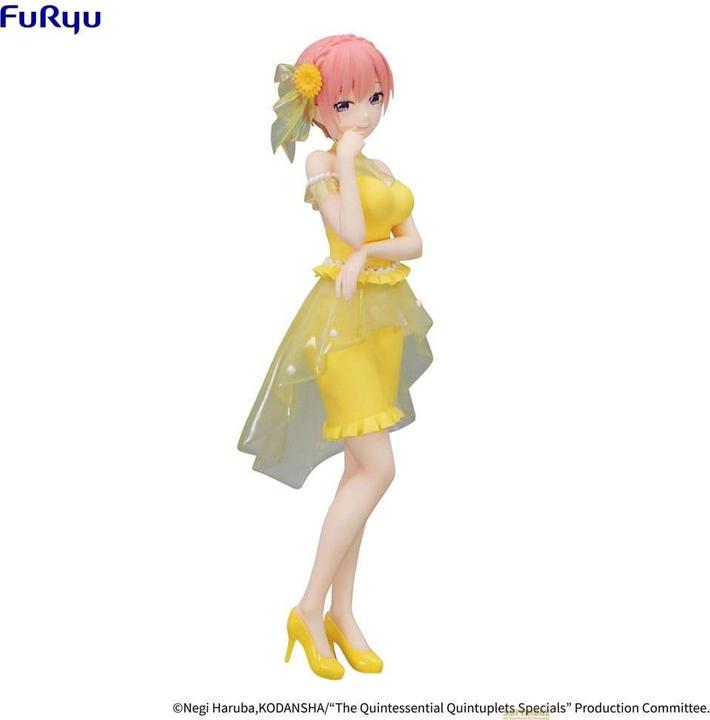 Actual product image Furyu The Quintessential Quintuplets Trio-Try-iT PVC Statue Nakano Ichika Pastel Dress Ver. 21 cm