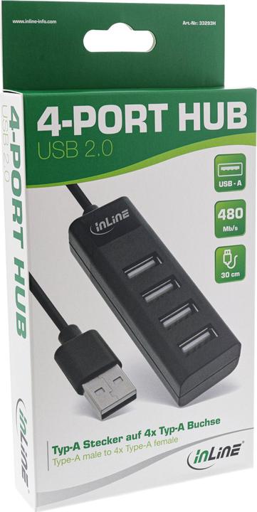 Produktbild InLine 33293H (USB-A, 4 Ports)