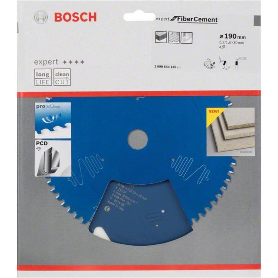 Thumbnail - Bosch Professional Zubehör, Sägeblatt, Kreissägeblatt Expert for Fibre Cement, 250 x 30 x 2,4 mm, 6