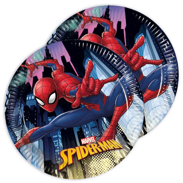 Actual product image Decorata Party Dessert Plate Spiderman Birthday (8x)