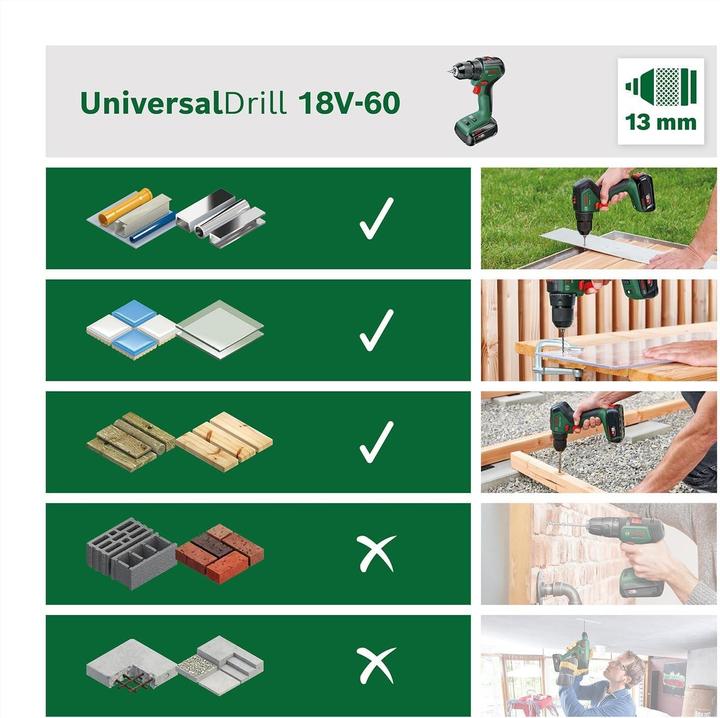 Actual product image Bosch Home & Garden UniversalDrill