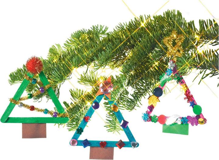 Produktbild Colorations Bastelstäbchen aus Holz, verschiedenes Klassenzimmer-Set, 12