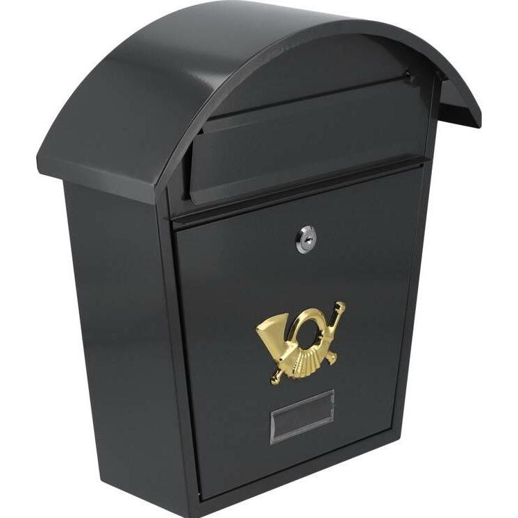 Toya, Briefkasten, VOREL Mailbox 380 x 320 x 105mm GRAPHITE 78586