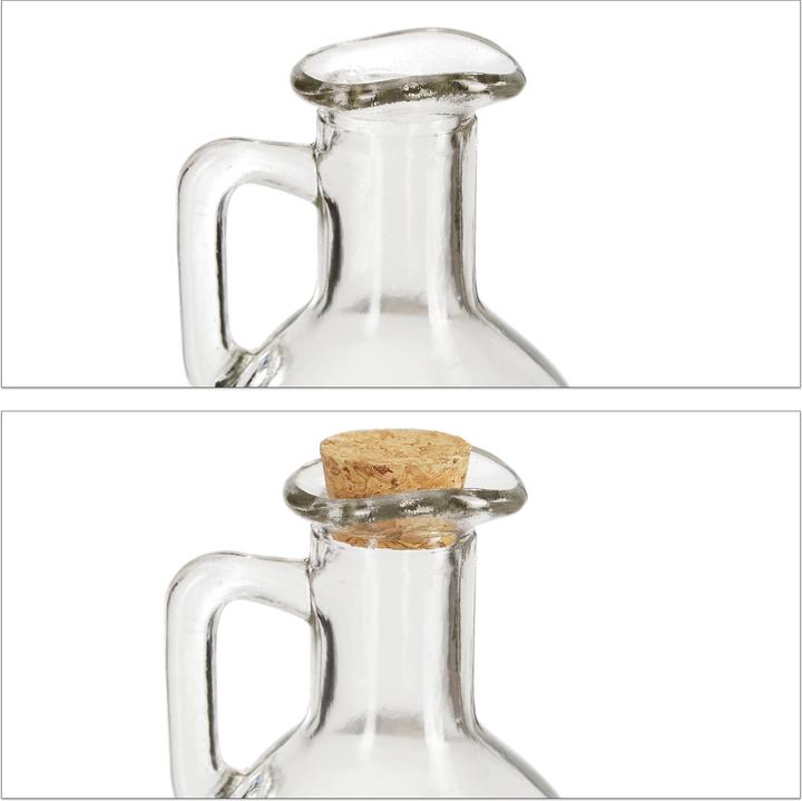 Image du produit Relaxdays Bouteille huile et vinaigre, lot de 2 (180 ml)
