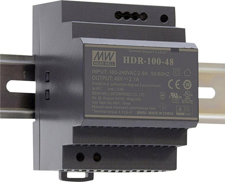 Produktbild MeanWell Hutschienen Netzteil (DIN Rail) 12 V/DC 7.5 A 90 W 1 x