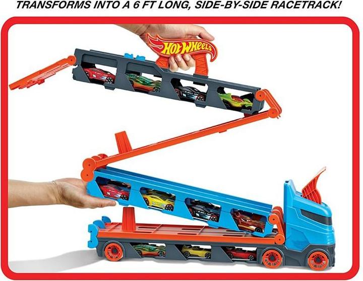 Image du produit Hot Wheels 2-in-1 Rennbahn-Transporter