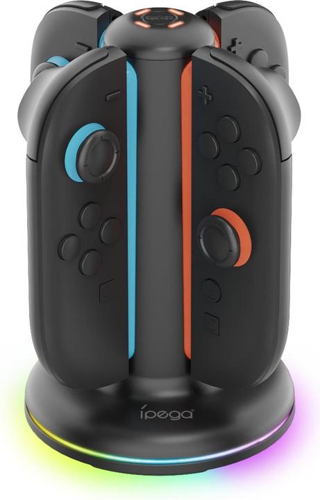 iLike iPega SW2052 Charging dock for Nintendo Switch 2 Joy-con with RGB, black (Switch 2)