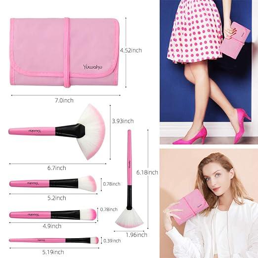 Actual product image Yuwaku 32 pieces Makeup Brushes Set with Bag No.22 (Eyebrows)