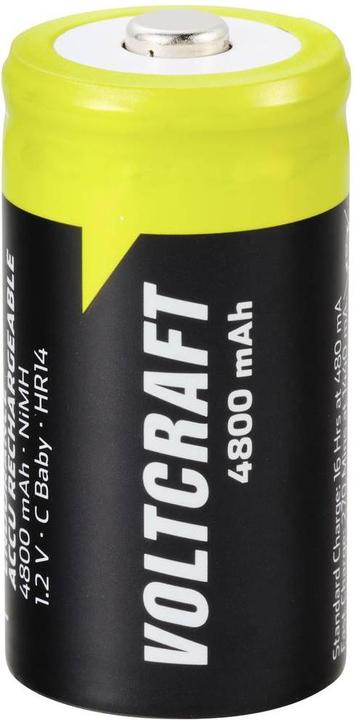 Actual product image Voltcraft Endurance Baby (C) rechargeable NiMH 4800 mAh 1.2 V 2 pcs. (2 pcs., 4800 mAh)